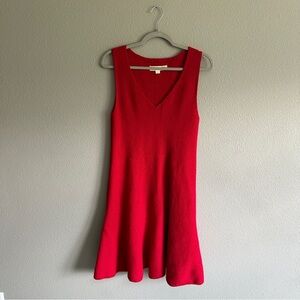 Baltic Inspirations Red Wool Knit Dress Medium